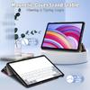 Tablethülle für Xiaomi Redmi Pad Pro 2024 Hülle Dreifach klappbare Standhülle Funda für Red Mi Pad Pro 12 1 12,1 Zoll Tablet mit automatischer Sleep-Abdeckung