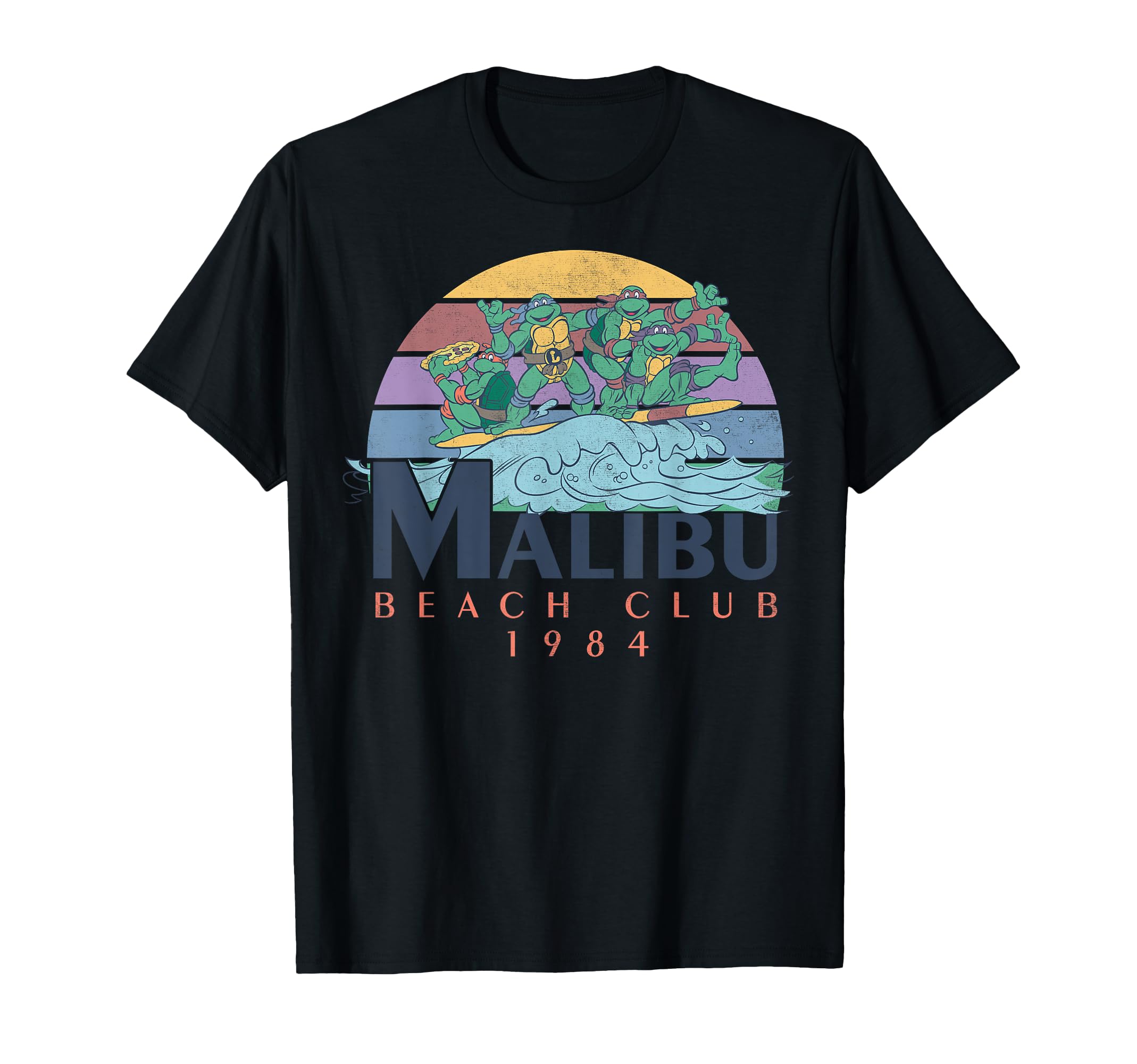 

Teenage Mutant Ninja Turtles Malibu Beach 1984 Graphic T-Shirt
