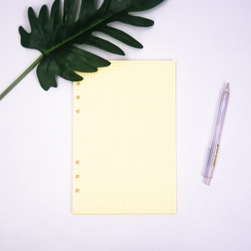 2026Neues A5 A6 Farbiges Rosa Lila Notizbuchpapier Nachfüllung Spiralbindung Index Innenseite Tages Monats Wochen Agenda
