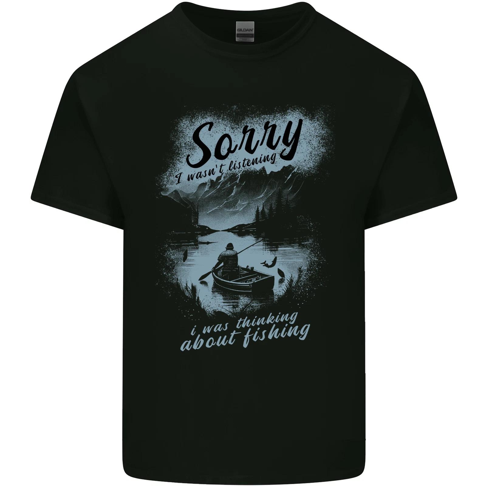 

Sorry I Wasn t Listening Funny Fisherman Fishing Kids T-Shirt Childrens 2XL