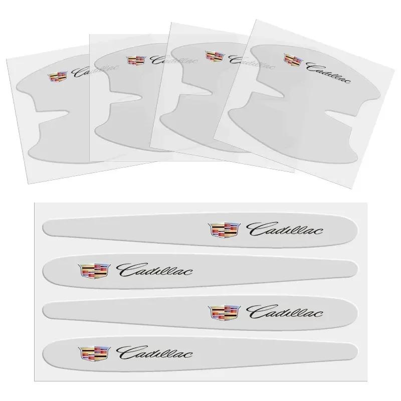 

8PCS TPU Car Door Handle Protection Stickers Decals for Cadillac CTS ATS SRX Deville BLS XT4 XT5 XT6 STS XTS SLR XLR CT4 CT5 CT6