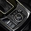 For Mazda CX-5 CX5 2017 2018 Electronic Handbrake Decoration Cover Trim Sticker Decal Car Interior Accessories Carbon Fiber