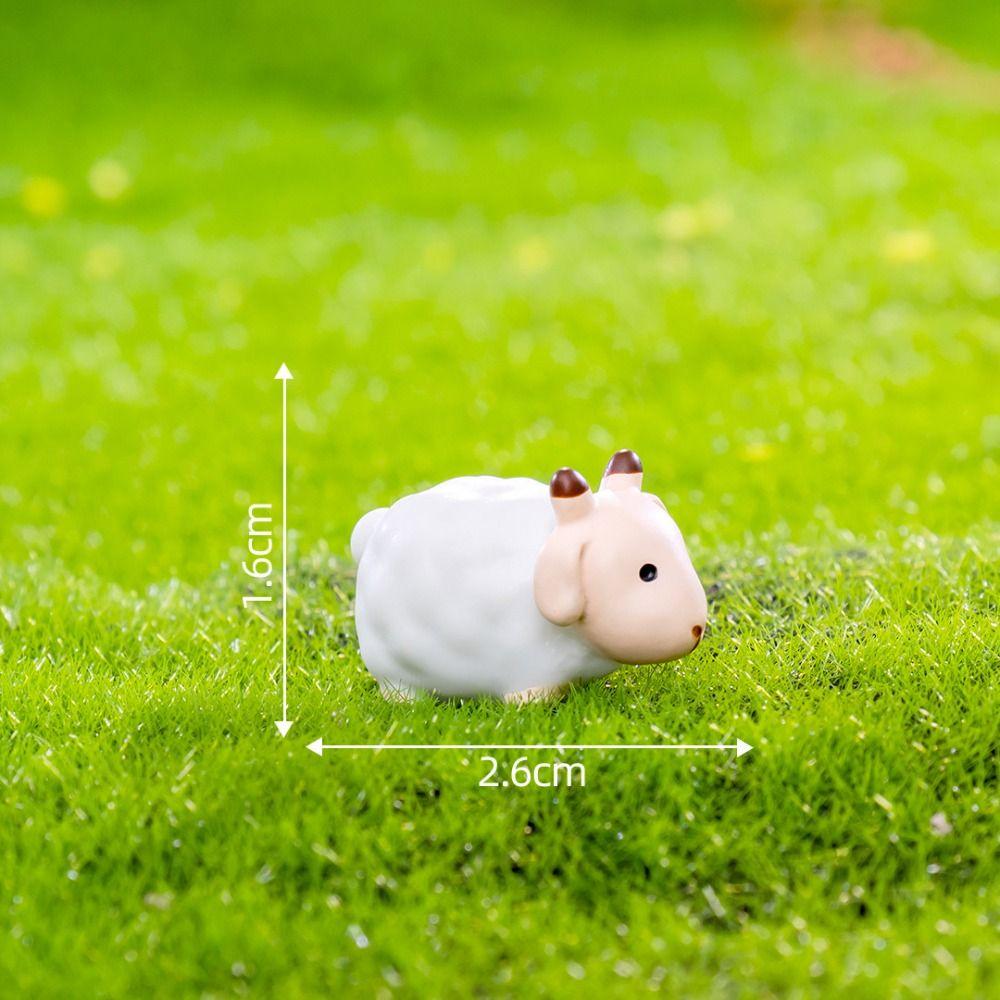 DIY miniaturní figurky Pryskyřice Miniaturní figurka zvířat Socha nových zvířat