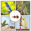 Nest For Birds Gourd Shape Hangable Woven Parrot Hut With Hooks And Mats Bird House For Parakeet Conure Cockatiel Canaries