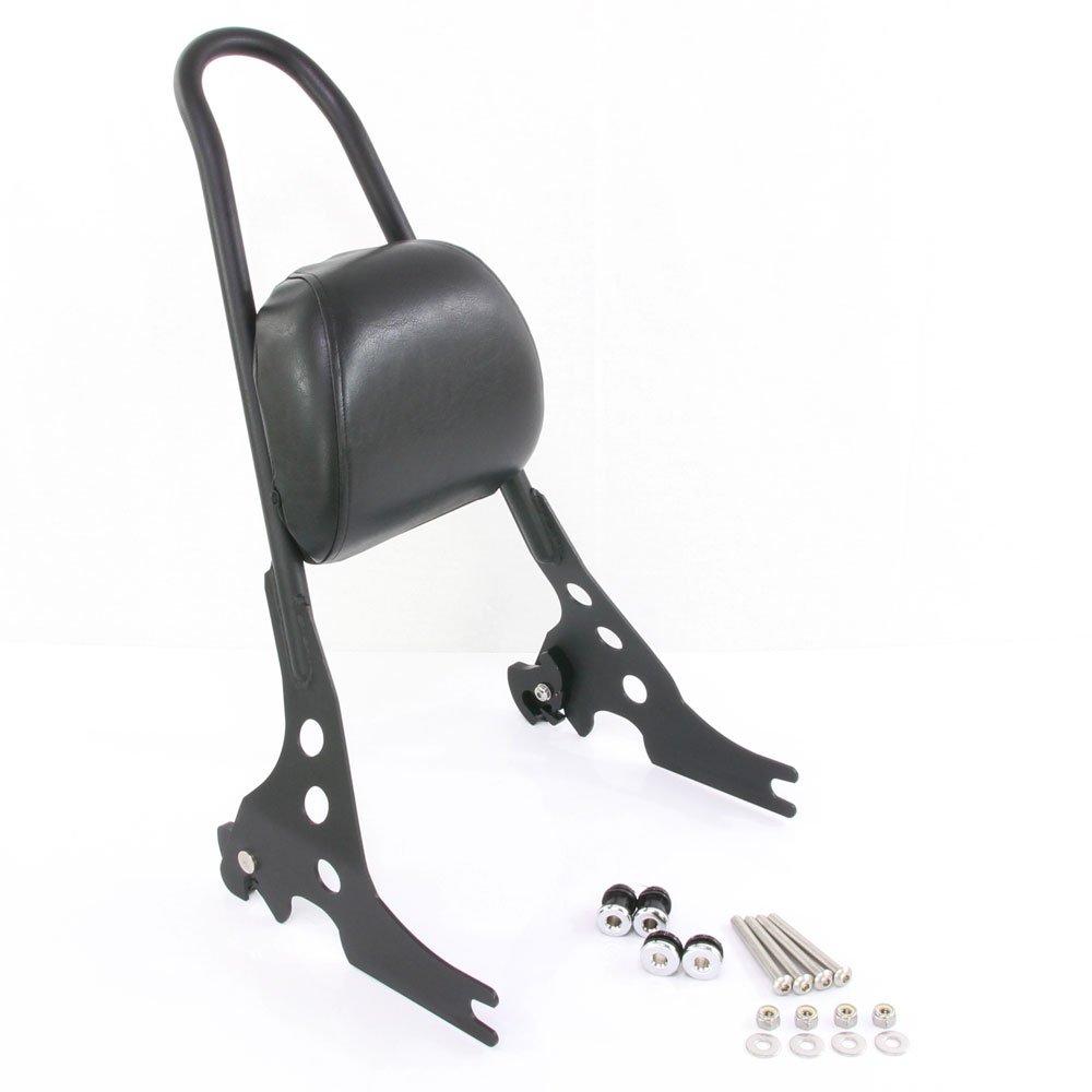 Detachable Sissy Bar Backrest, Matte Black with Pad, for Harley Sportster XL883/XL1200 (2004 and later models)