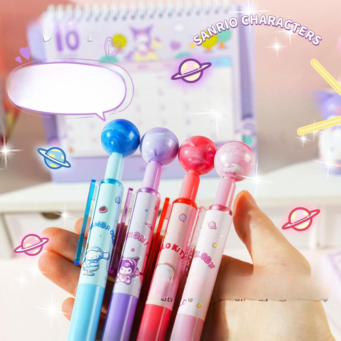 

1pc Planet Rotating Neutral Pen Comfortable Grip Stationery School Office Supplies Student Prize Gift Writing Tools Holiday Gift Novelty Stationery Te Random style 1PC
