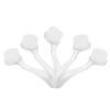 5pcs Soft Nail Dust Cleaning Brush Nail Art Powder Removal Brushes Manicure DIY Tool White