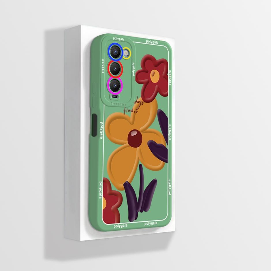 For Tecno Camon 18 18P Case CH6 CH7 Soft Silicone Phone Cover for Camon 18 Camon18 P Camon18P Cases Straight Edge Bumper Fundas