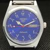 REFURBISHED VINTAGE SEIKO 5 AUTO 6309A JAPAN MENS D/D BLUE WATCH 565c-a266352-4
