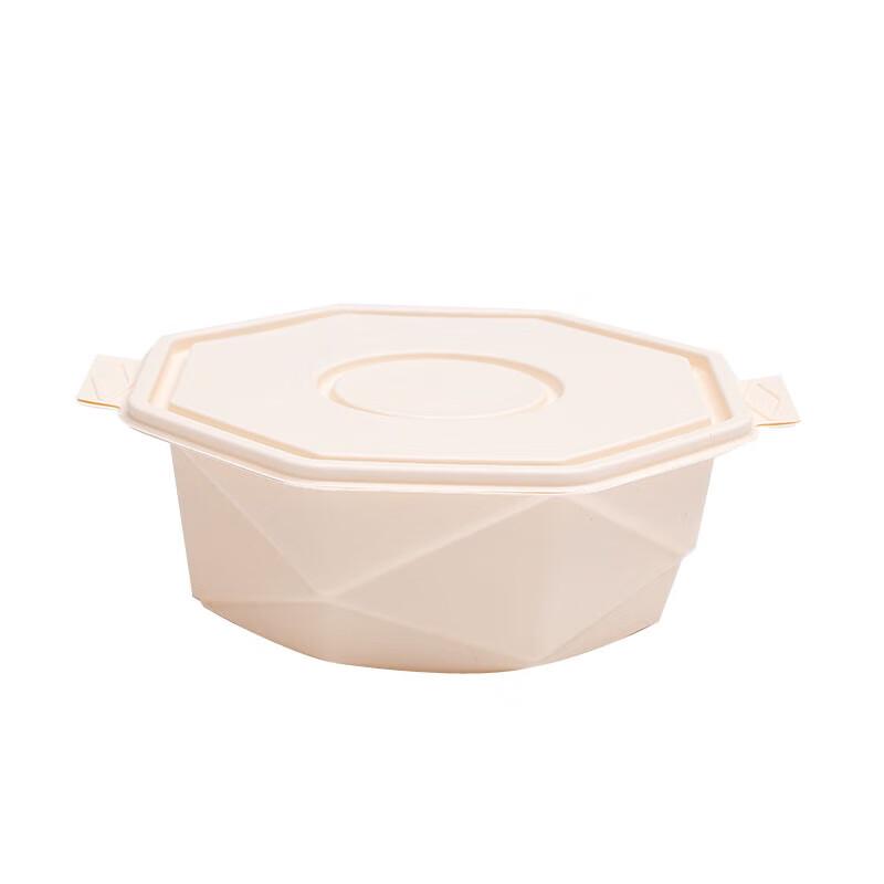 Homeglen Octagonal Corn Starch Disposable Meal Boxes