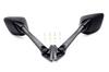 World Imp Motor Rearview Mirror for Yamaha YZF Series Motorcycles (YZF R3, R25, YZF-R3, YZF-R25, RH07J, RG10J) (2013-2017) - Black (02)