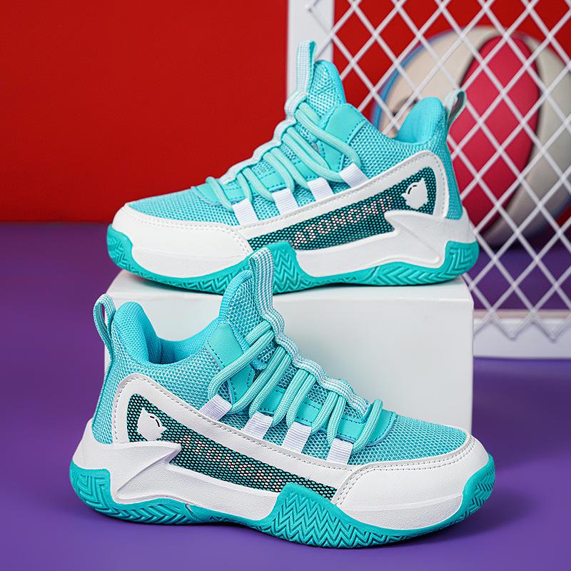 Kids' Retro Sneakers: Boys' Sports & Girls' Squeaky Basketball Shoes for Spring/Autumn