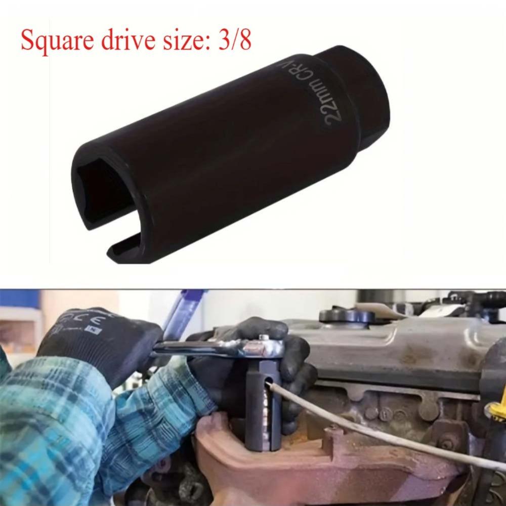 1 square drive size 1/2 or 8/3 universal 22mm socket wrench with oxygen European standard oxygen vacuum sensor disassembly socke