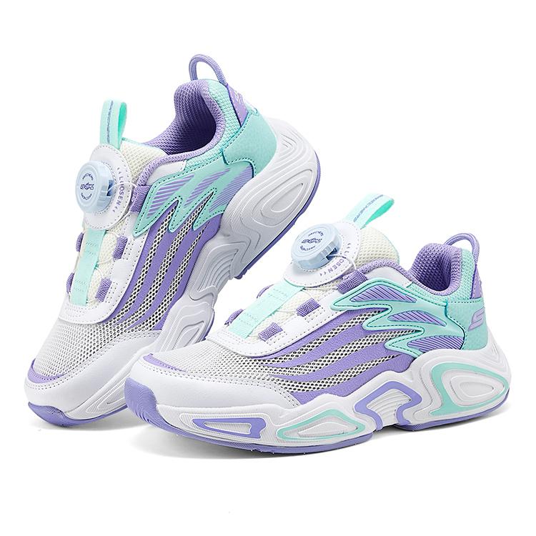 Skechers Kids Comfortable Versatile Fashion Outdoor Knob Sports Meteor Non-Slip Wear-Resistant Low-Top Casual Shoes Kids casual shoes 303972L-WLV