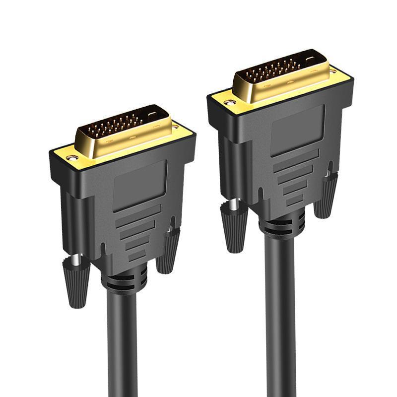 24+1 DVI Male-to-Male HD Video Cable for Computer, TV, Monitor, Projector