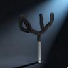 Flexible Mic Boom Rod Stand Holder with C Clamp Mount for Podcasting Instrument and Stage Performances Studio Recording
