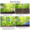 High Accuracy PH/Moisture/Temperature Meter LCD Screen Soil Thermometer Soil Tester  Gardening Tool