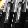 Carbon Fiber Leather Car Seat Belt Cover Shoulder Pad Neck Protection for Mercedes benz AMG C E S GLE CLC Class W204 W203 W205