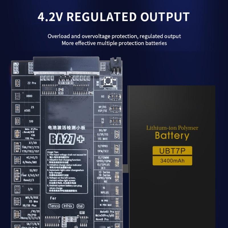 Multiple Model Battery Charger Activation Panel for Smartphones Repair, Automatic Detection & Protections, PCB Material