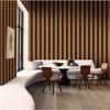 3D Retro Imitation Grille Wood Grain Wallpaper Living Room Background Wall Restaurant PVC Personalized Wallpaper