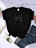 Dashing Owl Face Printing Womens Tee Shirts Casual Breathable Sport Short Sleeve Summer Street Hip Hop Tops Female Tee Clothes