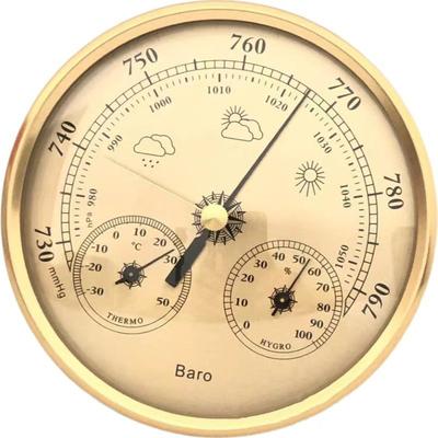 130MM Three In One Meteorological Station Temperature Gauge Humidity Gauge Barometer Multifunctional Barometer KTY
