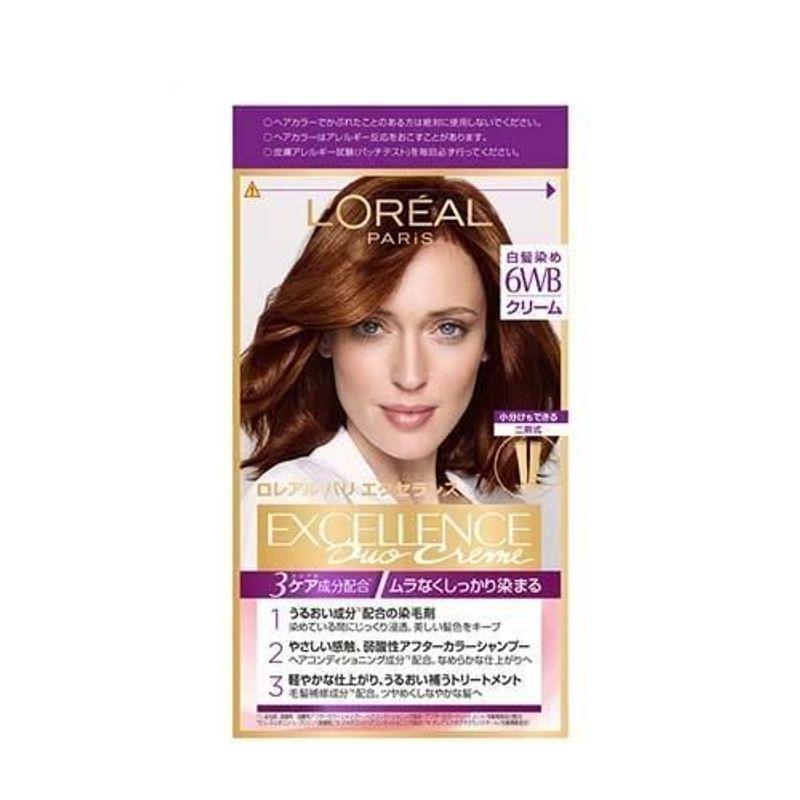 L'OREAL PARIS - Excellence Hair Dye R Cream Type 6WB