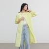 Elva's Island Women's Long Sleeve Lapel Mid-Length Shirt