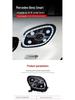 LED Headlight Assembly with Crystal Lens & Flowing Turn Signals for 15-19 Mercedes-Benz Smart