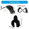 Medieval Costume Set for Men Includes Faux Leather Belt Shoulder Armors Bracers and Shawl Scarf for LARP and Festivals