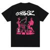 Music Band Gorillazs Punk Rock Print T Shirt 90s Casual Fashion Short Sleeve  T Shirt Unisex