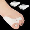 1Pair Silicone Toe Correctors Hallux Valgus Buffer Breathable Toe Separators Unisex Foot Care Pedicure Tools for Straighter Toes
