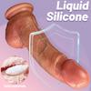 Thick Realistic Dildo in 3 Sizes, Soft Liquid Silicone Penis with Lifelike Veins, Strong Suction Cup Adult Toy for Women, Men & Couples Intimate Play