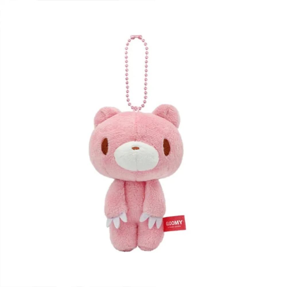 Jucărie pandantiv pluș ursuleț roz de 12 cm Ursuleț roz sângeros Jucărie moale Ursuleț drăguț Jucărie de pluș Pernă animal de pluș pentru copii Cadou de ziua de naștere
