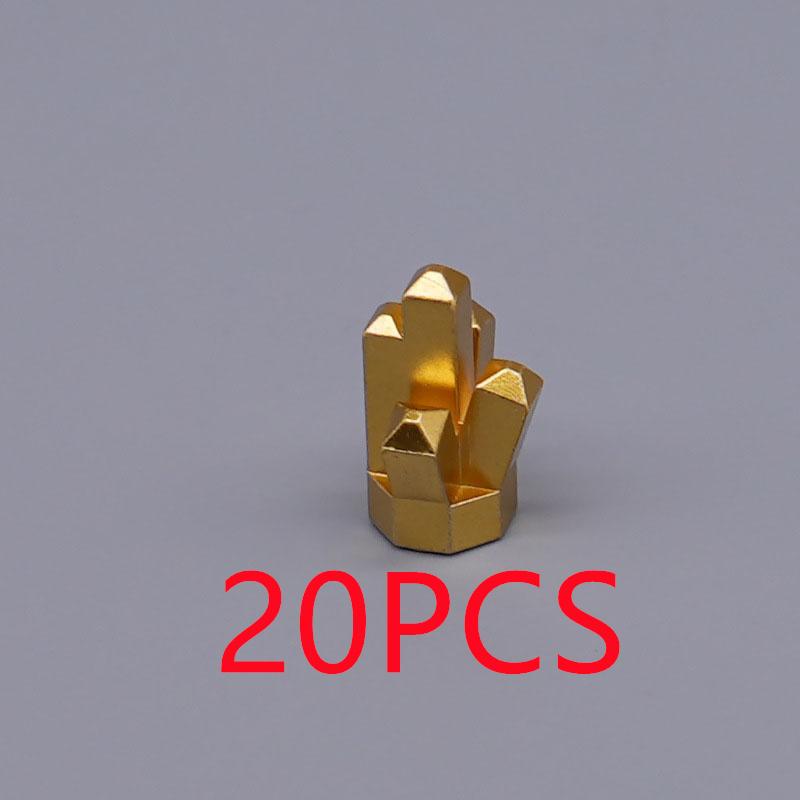 Character Scene Building Blocks Accessories Treasure Dollar Silver Ore Diamond Box Wine Glass Chain Key Teapot Toy Gift Brick
