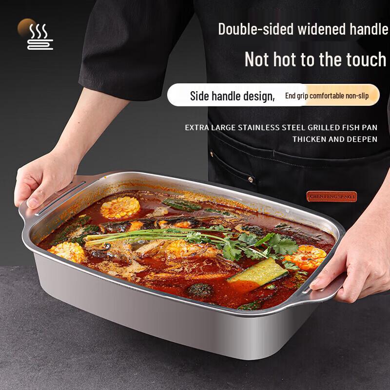 Commercial Stainless Steel Deep Roasting Pan