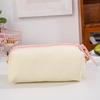 Star Pattern Embroidered Pencil Case Heart Zipper Pull Pen Storage Bag  School Use