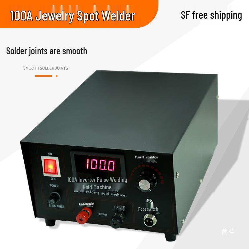 100A Pulse Inverter Welder - Gold and Ring Jewelry Welder, 80A Spot, Necklace, Resistance Tool