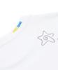 RuNaKi'Hu' Wxt098 Okaeri Check Applique T-Shirt (White)