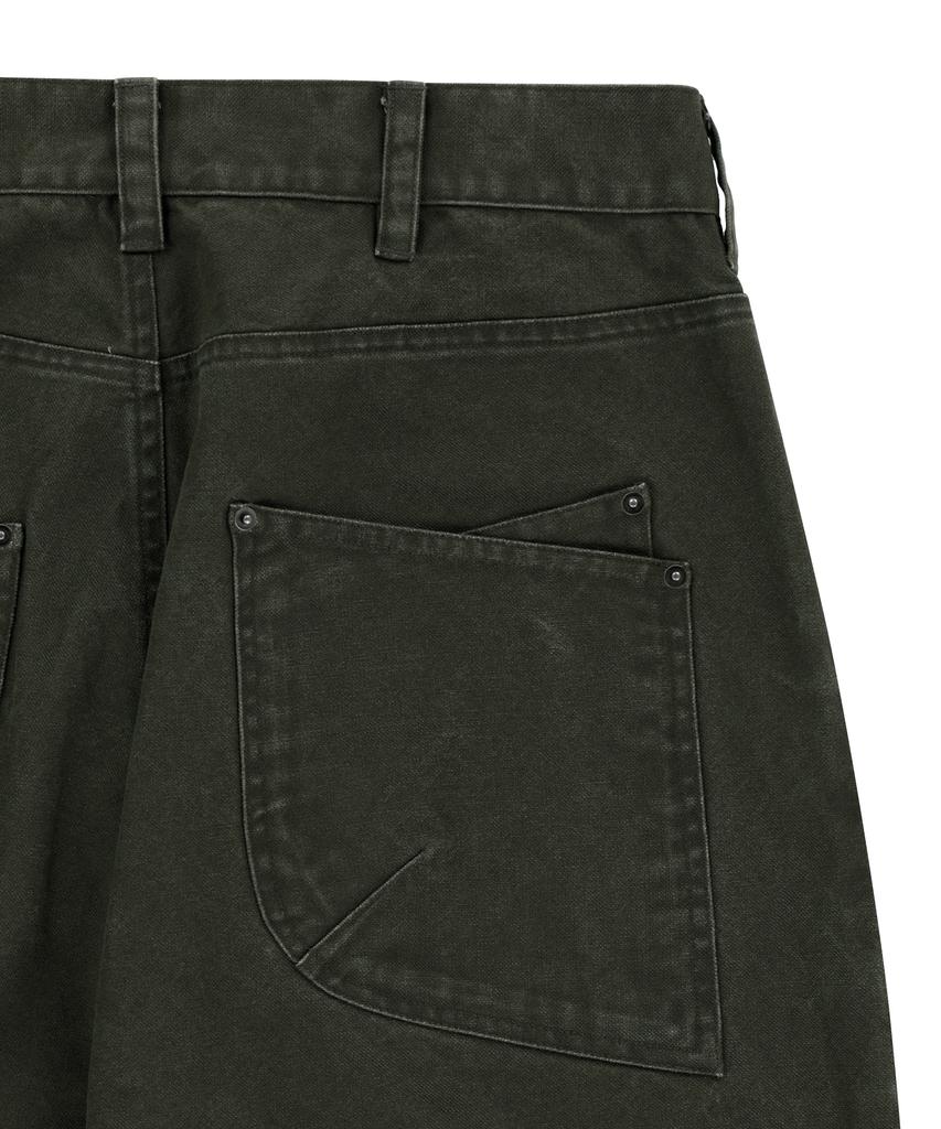 SLOWACID Outseam Curved Cotton Pants [4 Colors]
