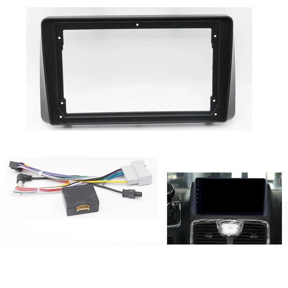 Car Radio Android MP5 Player Stereo Case Frame Fits 2DIN Head Unit Fascia Dash