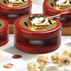 1set Wooden Paint Melting Pot Spoon Handle Spoon Wax Pad Kit Wax Heater Matching Stove Small Set Fire Paint Seal Accessories