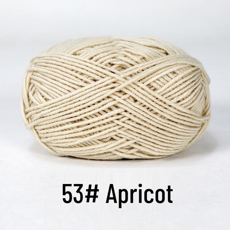 Baby 4-lagiges Milchbaumwollgarn zum Stricken von DIY-Schals oder Decken
