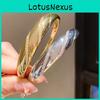 Geometric Zircon Silver Bracelet With 18k Gold Plating For Elegant Women