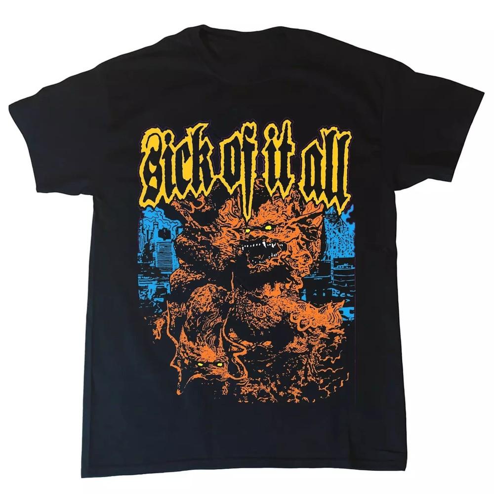 NEW Sick of It All Band Album Concert Black All Size BT940 Unisex T-Shirt L