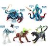 Realistic Mythical Creature Model Water Crab Beast Octopus Monster Ice Demon Stone Bull Black Panther Static Toy