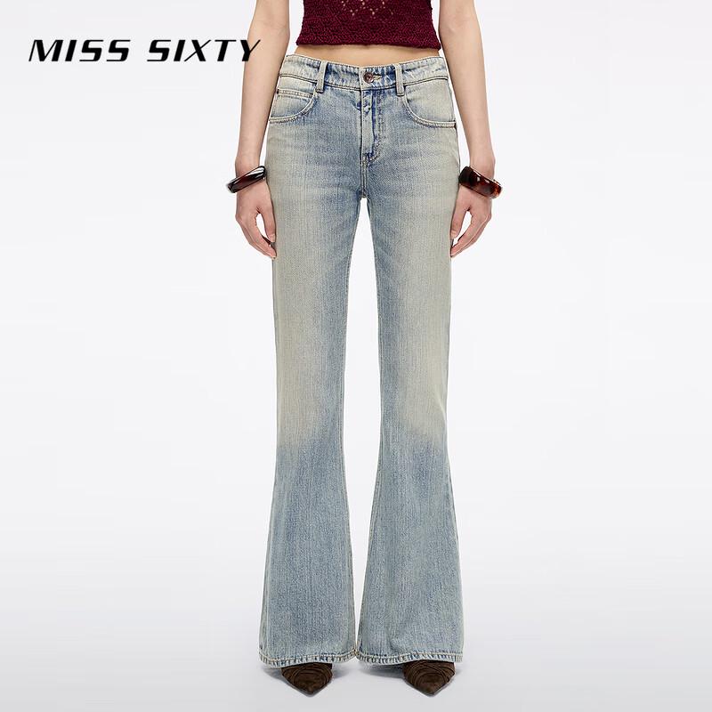 

Женские расклешенные джинсы MISS SIXTY с вышивкой и винтажной стиркой 28