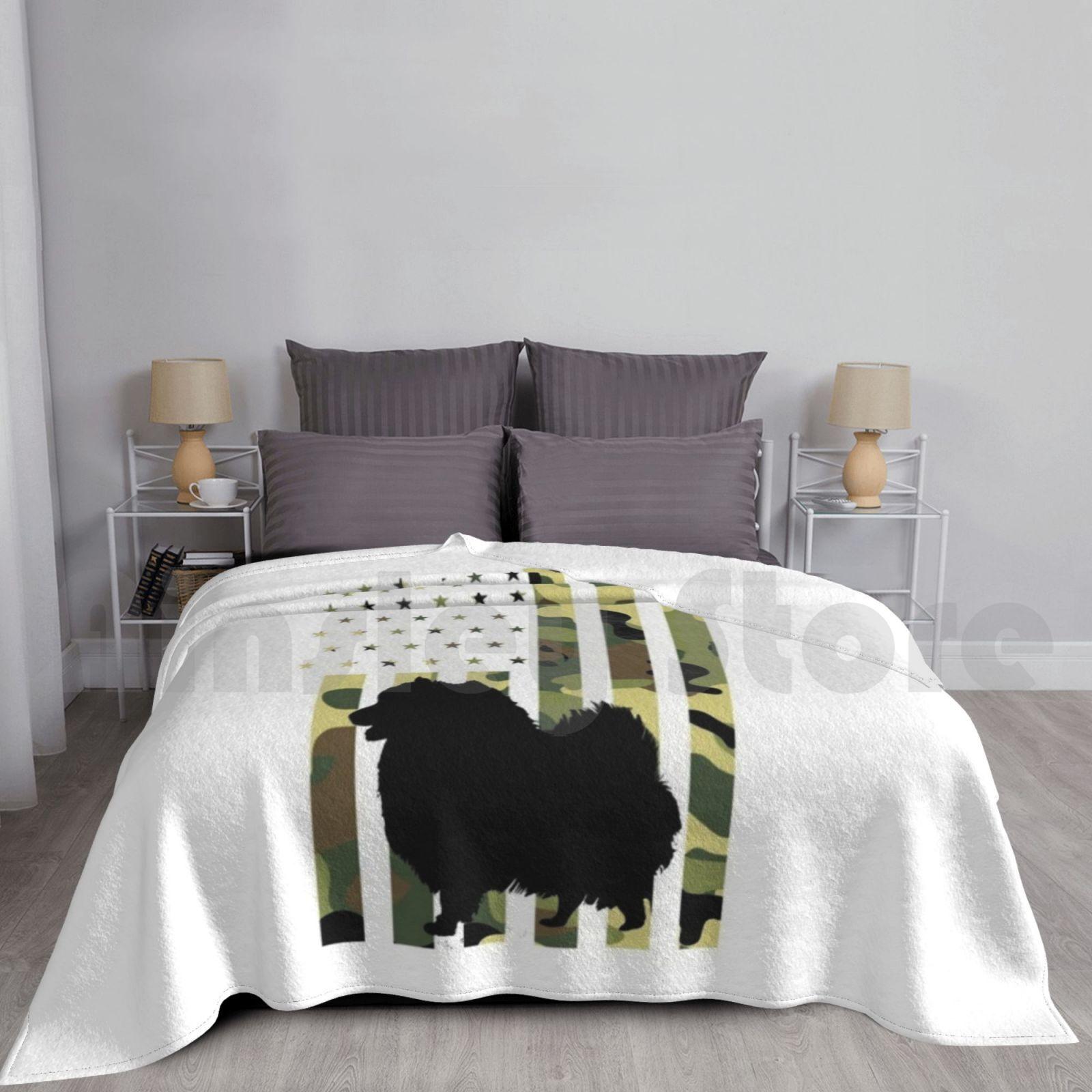 Funny Pomeranian Lover Gift Blanket Fashion Custom Pomeranian Funny Pomeranian Pomeranian Mom Pomeranian Size: 75*100cm, Weight: 230 GSM