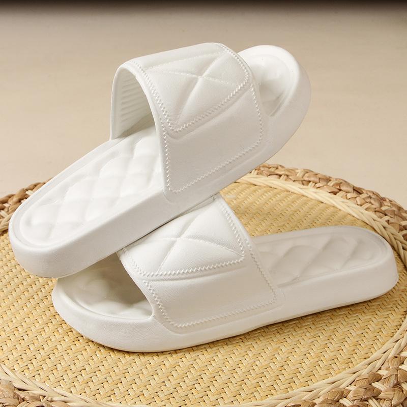 Cool slippers summer home indoor non-slip bath year new portable and comfortable couple bathroom slippers