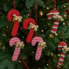 Cartoon Hanging Lollipop Ornament Red White Xmas Tree Decoration  Christmas Party